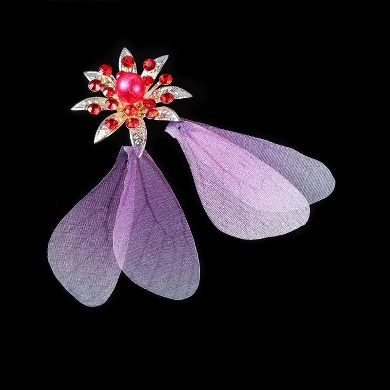 50Pcs/100Pcs Fairy Dragonfly Wings Earrings Chiffon Dragonfly Wing Earrings DIY Jewelery Making Charms Ornament Artificial Wings