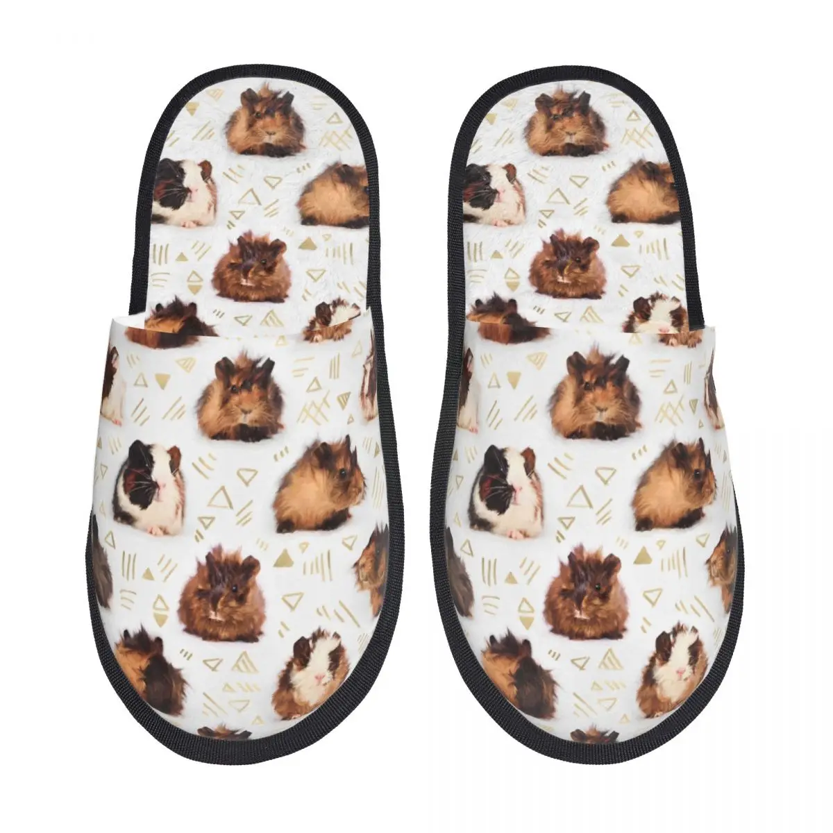 

Изготовленные на заказ домашние тапочки морской свинки, женские удобные тапочки без шнуровки из пены с эффектом памяти, гостиничные тапочки