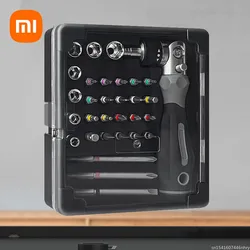 Xiaomi 31 in 1 Multi Functional Ratchet Screwdriver Set High Precision Magnetic Heads Multi Angle Adjustment Maintenance Tools