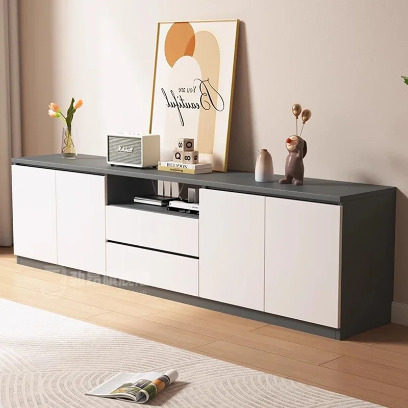 Wooden Shelf Tv Stand Cabinet Aesthetic Console Mobile Drawers Tv Stand Cabinet Minimal Accessories Muebles De Salon Furnitures