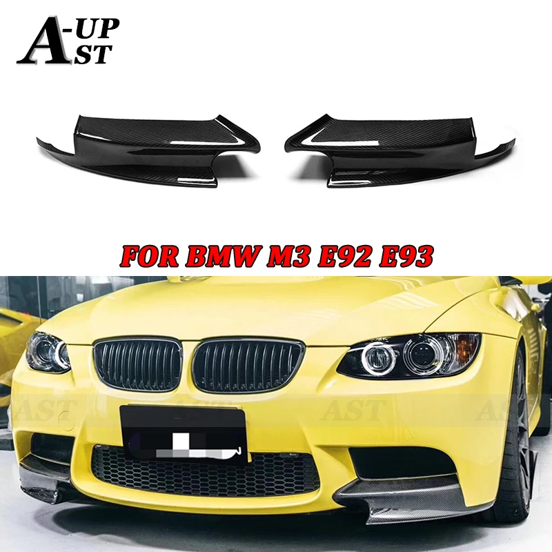 

Передний бампер для BMW M3 E92 E93, угловой разветвитель, угловая отделка переднего подбородка, передние вентиляционные отверстия для губ, комплекты аксессуаров для кузова автомобиля