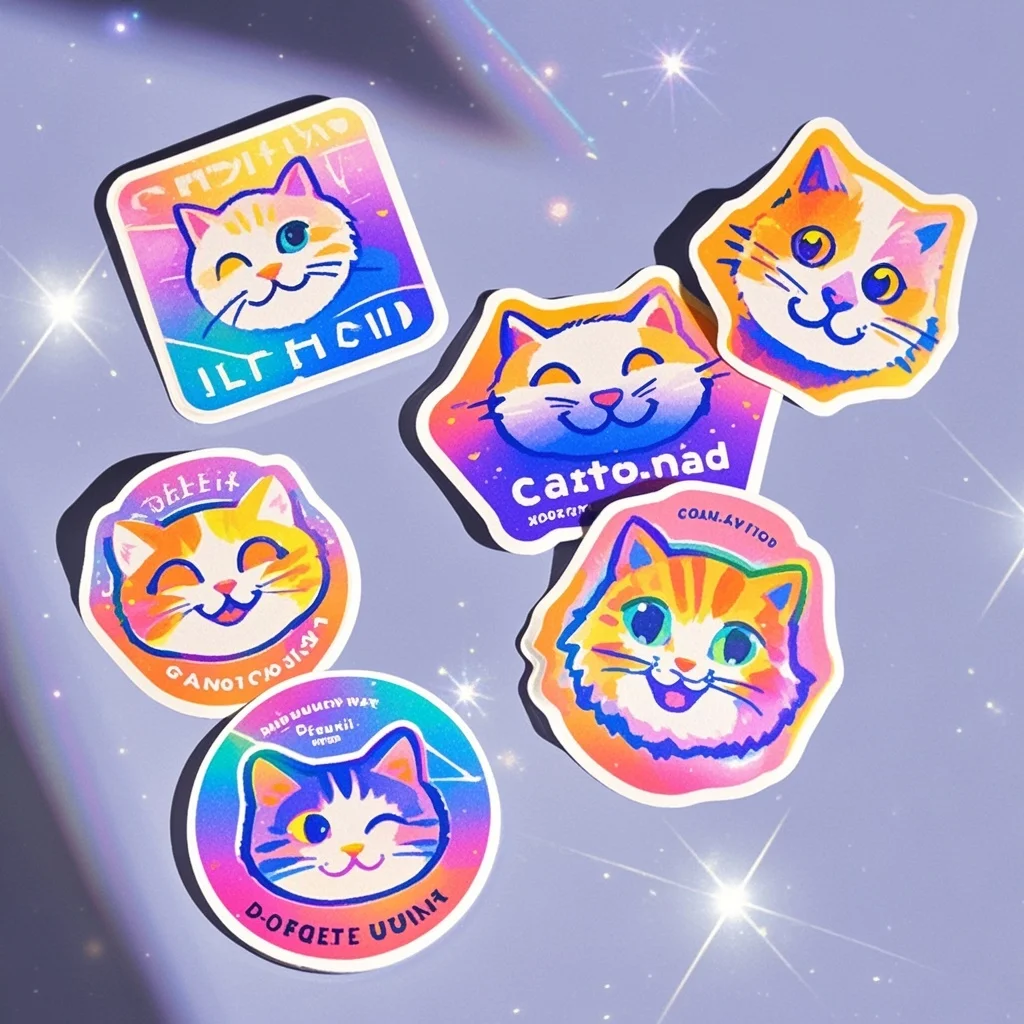 

Привлекательные полноцветные клейкие этикетки