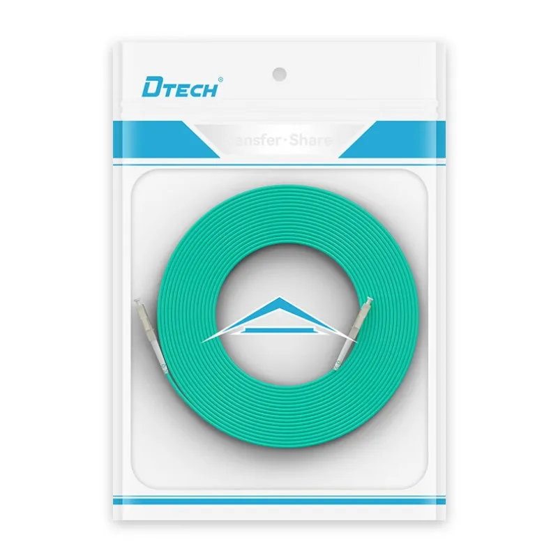 2 قطعة DTECH 1 متر وضع واحد 1 الأساسية LC إلى LC الألياف البصرية التصحيح الحبل كابل قافز لمراكز البيانات #6