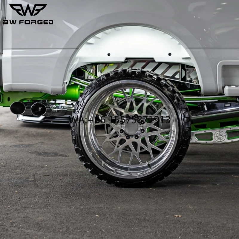 

Кованые легкосплавные диски Super Single для грузовиков 26x16 26x14 24x14 24x12 с глубокой полированной полкой, сверхпрочные