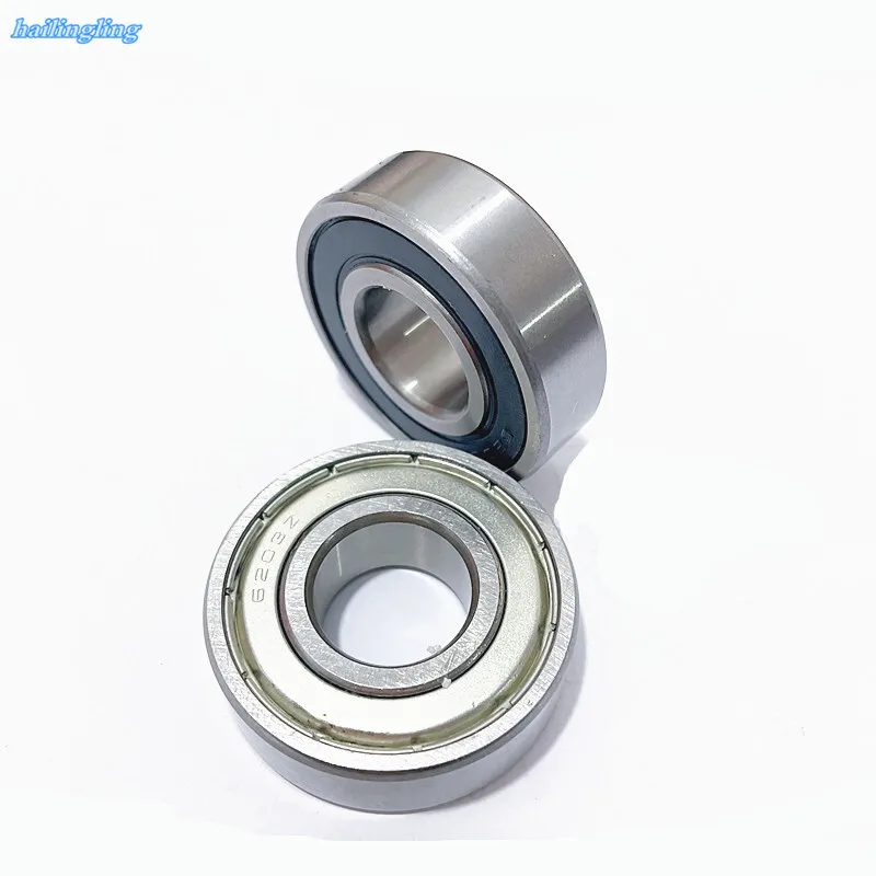 2PCS Bearing Steel 6203ZZ 6203-2RS Shielded Deep Groove Ball Bearing 17*40*12 mm 6203 Bearings