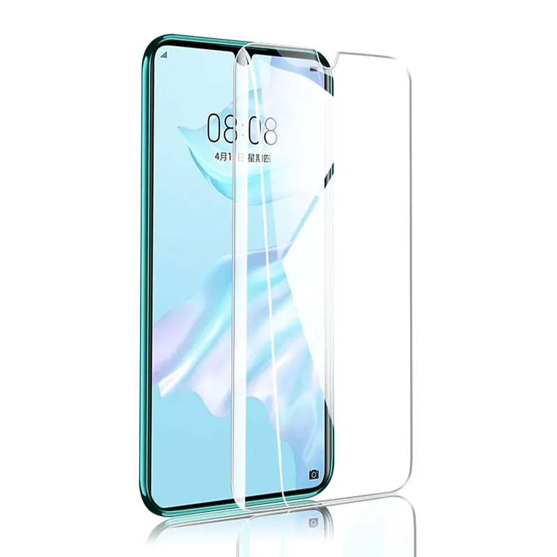 3-Piece Tempered Glass Phone Case For Huawei P40 P30 P20 Lite Pro 2019 Protective Sheet-Glass for huawei p40 pro p30 20 light 9D