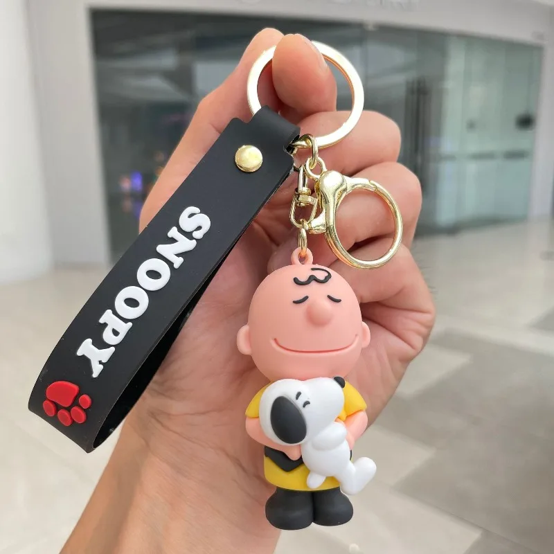 Cartoon zweite Generation Snoopy Serie Schlüsselanhänger Anhänger süße Puppe Auto Schlüsselanhänger Zubehör Paar Rucksack Schlüsselanhänger kleines Geschenk