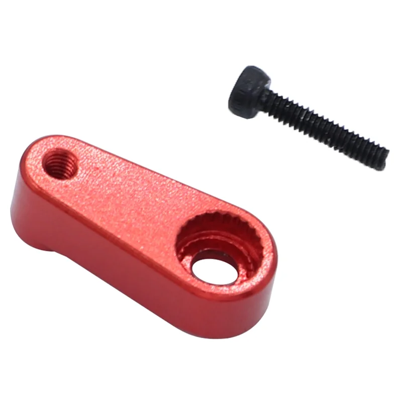 Metal 25T Servo Arm Servo Horn 9740 for Traxxas TRX4M TRX-4M 1/18 RC Crawler Car Upgrade Parts OP Accessories,Red