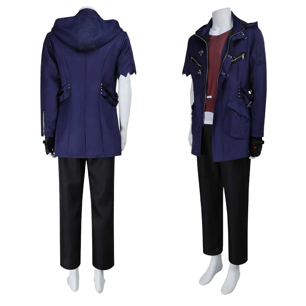 لعبة DMC 5 سراويل نيرو التأثيرية للرجال البالغين ملابس تنكرية للحفلات أزياء الهالوين للرجال بدلات كرنفال #5