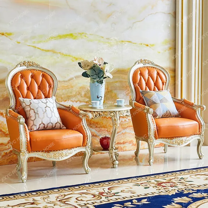 tea table, luxury leisure home living room drawing gold and silver retro small round table drinking tea side