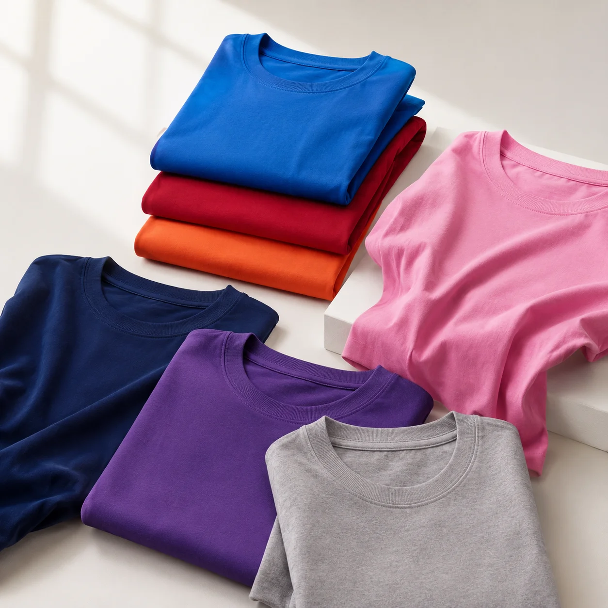 2026 New Men Women Cotton T Shirt 16 Colors Summer Lightweight Breathable O Neck Short Sleeve Solid Color Casual Loose Tops