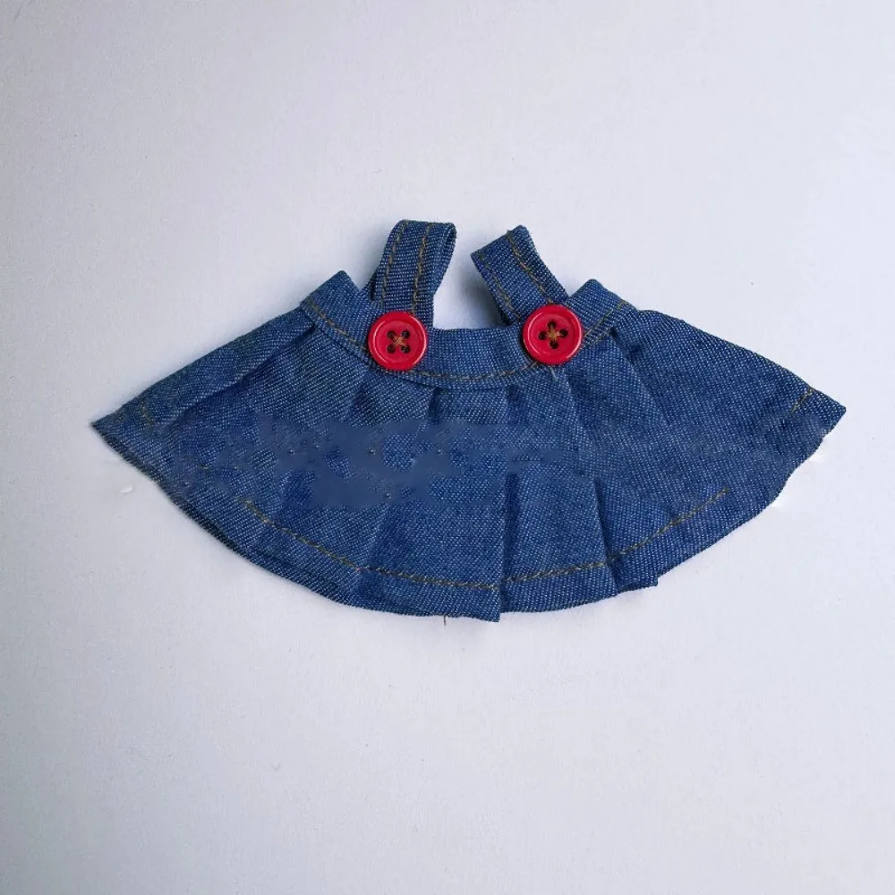 

High Quality Fashion Style Cotton Doll Clothes Chic Adorable Jeans Pants DIY Toys Accessories For 10cm Cotton Stuffed Dolls