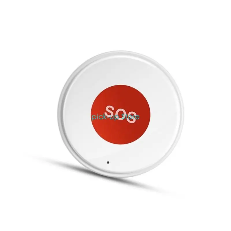 زر اتصال النداء لمقدمي الرعاية في حالات الطوارئ SOS مع اتصال WiFi لاسلكي يدعم المراقبة عن بعد عبر التطبيق 400 مللي أمبير في الساعة