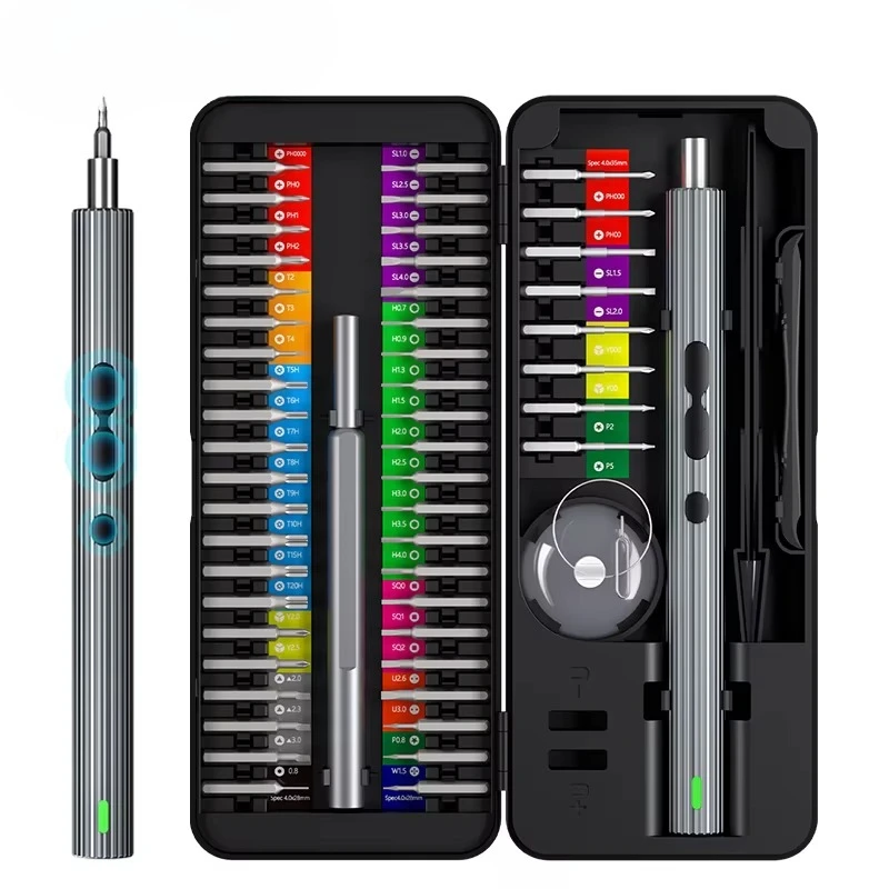 

Kingsdun 3.7V Rechargeable Cordless Electric Screwdriver Kit Mobile Phone Laptop Magnetic Electronic Repair Kit