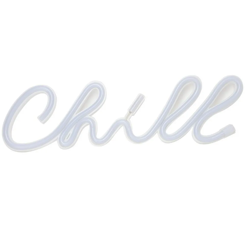 Fashionable Wall Decor Chill Neon Sign USB Powered Atmosphere Lighting LED Neon Light Decorative Night Lights Bedroom