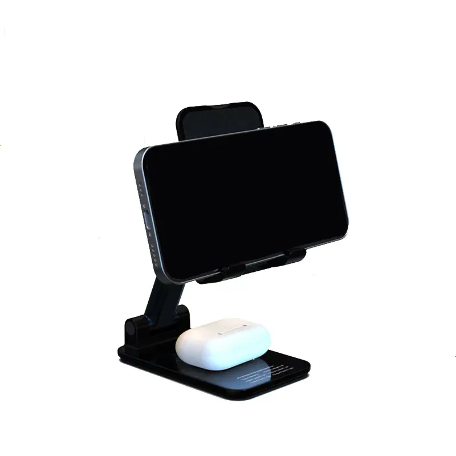 

Folding Mobile Phone Holder With Magnetic Wireless Charging