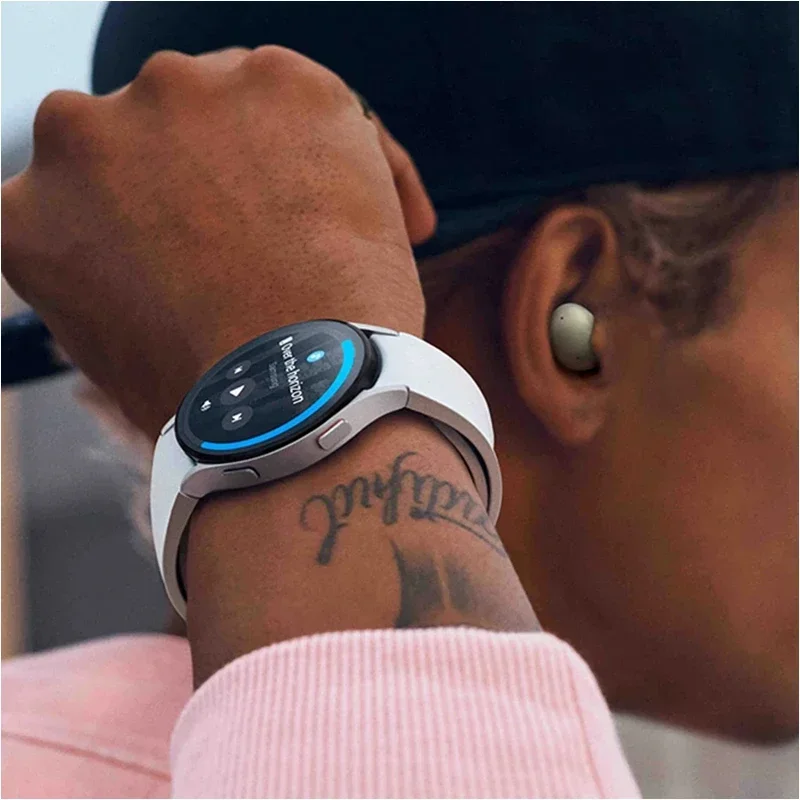 No Gap Silicone Strap For Samsung Galaxy Watch 7/6/5/4/FE 44mm 40mm Official Bracelet Band For Watch 6/4 Classic 47/42mm 43/46mm