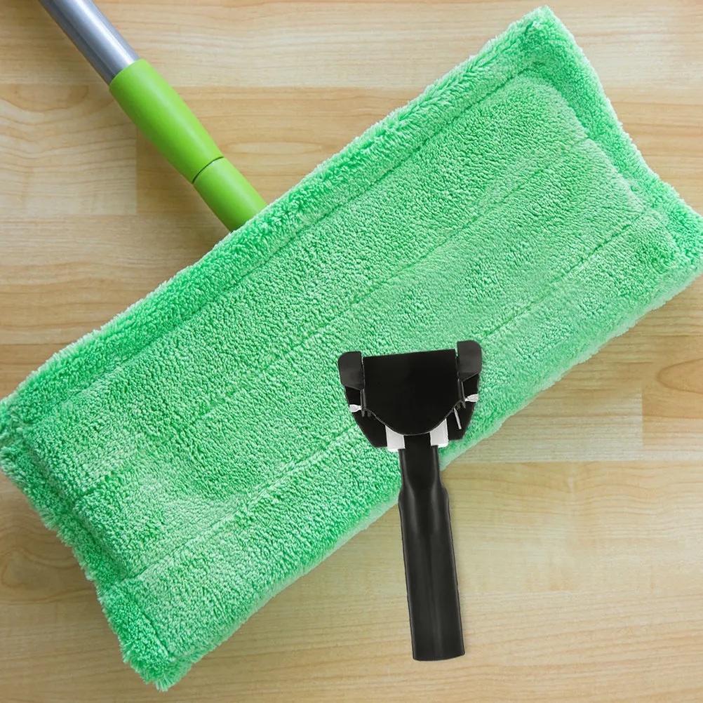 

Комплект из 2 универсальных сменных зажимов для швабр, совместимых с хромированными железными рамами, насадками для уборки пыли и адаптерами для швабр, коммерческие