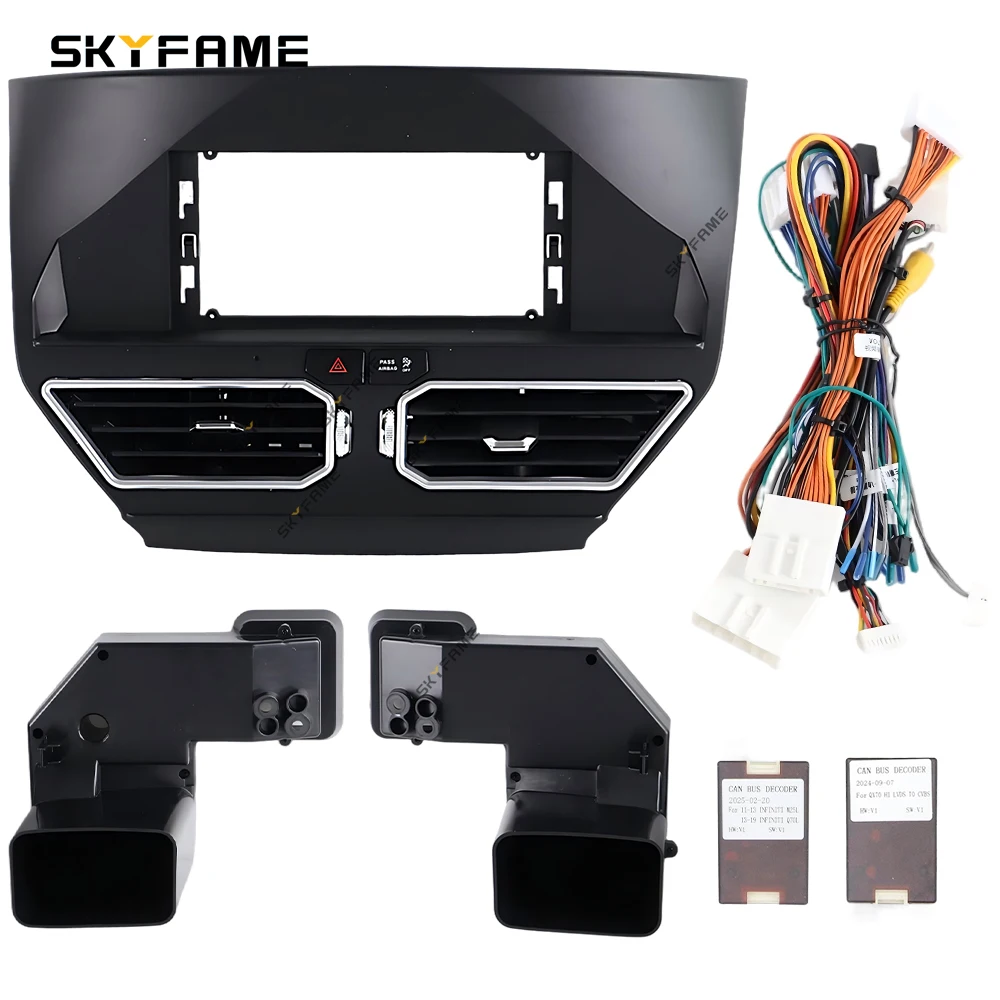 9/9.7/10/12.3 Inch Car Frame Fascia Adapter Canbus Box Android Radio Dash Fitting Panel Kit For Nissan Pathfinder Paladin