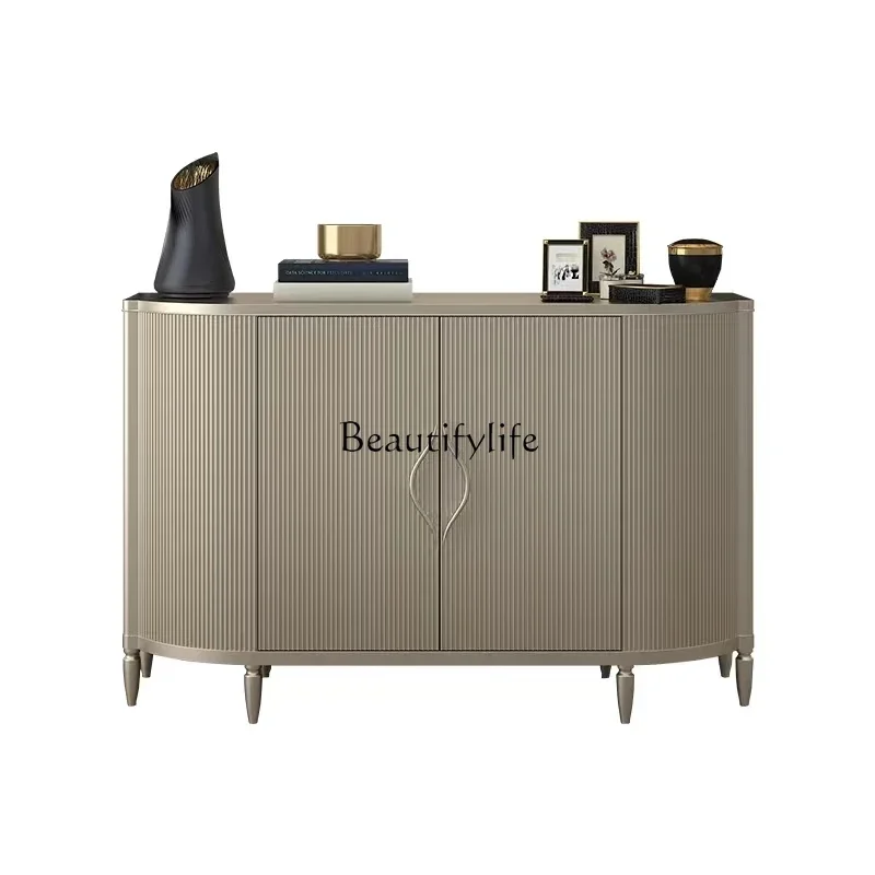 

FG17Light luxury door cabinet Living room solid wood locker