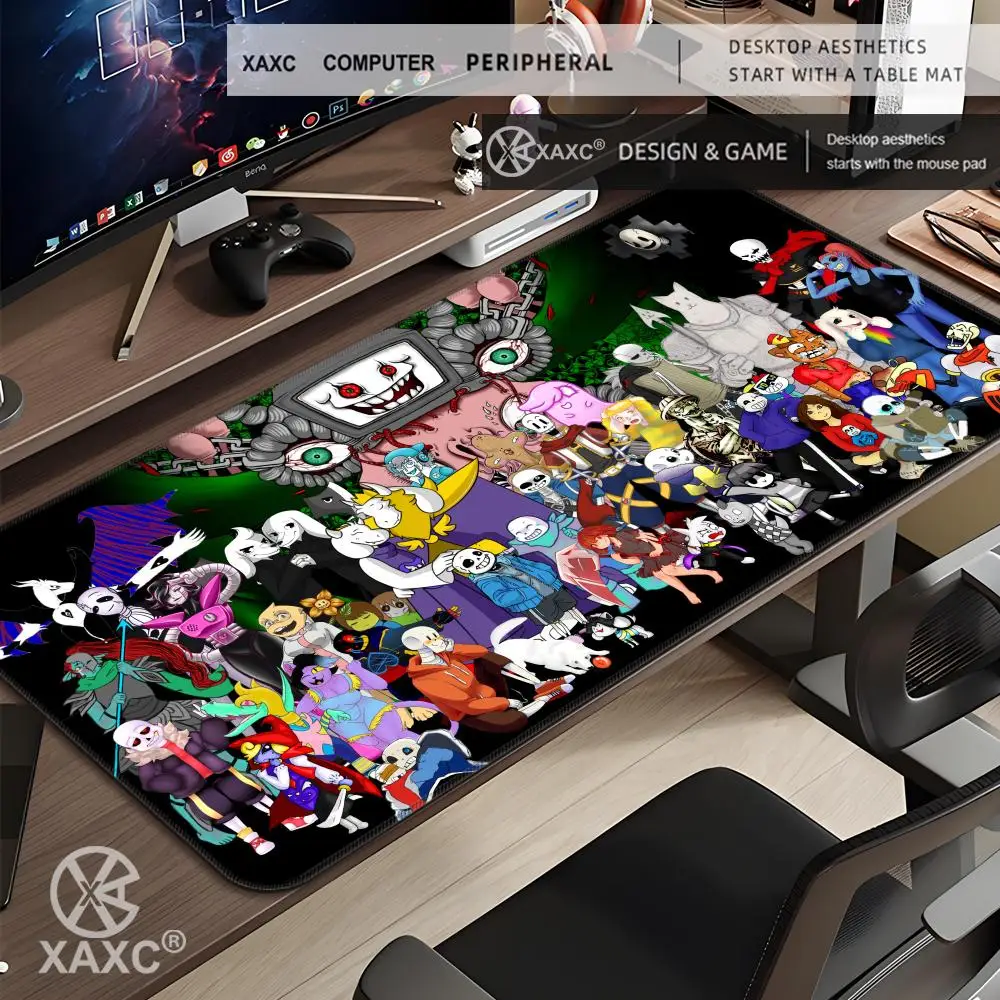 MaiYaCa Undertale Game Mouse Pad Keyboard Mousepad lauge 1200X600 mm Desk Mat PC Gamer Office Carpet Home Table pad