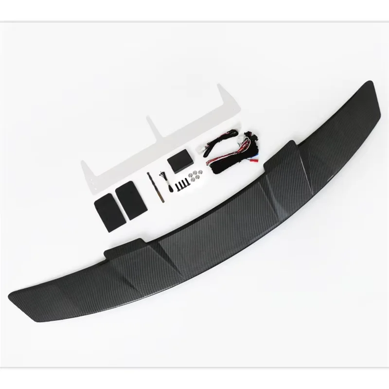 High Quality Smart Spoiler Carbon Fiber ABS Automotive Rear Trunk Tail Boots Spoiler Wings for Nissan Tiida 2010-2022