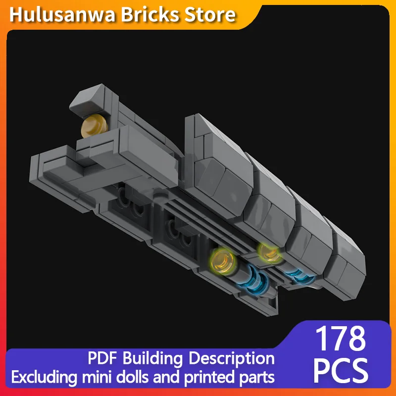 

Популярная киномодель MOC, строительные кирпичи, транспорт, космический корабль, модульная технология, подарки, праздник, сборка, детские игрушки, костюм