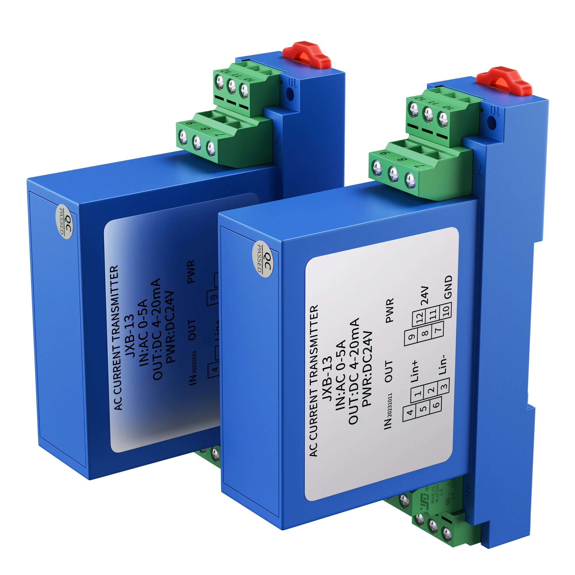 Imagem -03 - Transmissor de Tensão ca Transdutor de Tensão cc 420ma 010v Rs485 0-100v 0-200v 0500v dc 24v