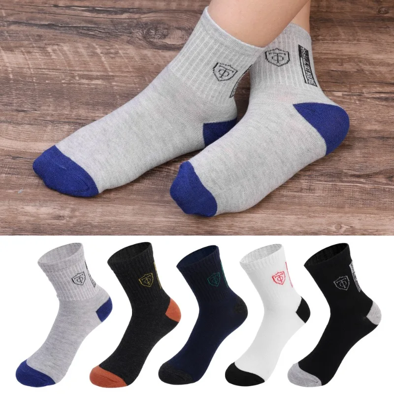 10 Pairs Breathable Cotton Sports Stockings Men Bamboo Fiber Autumn and Winter Men Socks Sweat Absorption Deodorant Business Sox