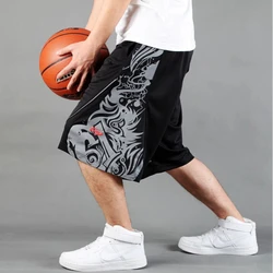 Cropped Pants Fat Sports Shorts Men's Loose Extra-large Basketball Shorts Cropped Pants