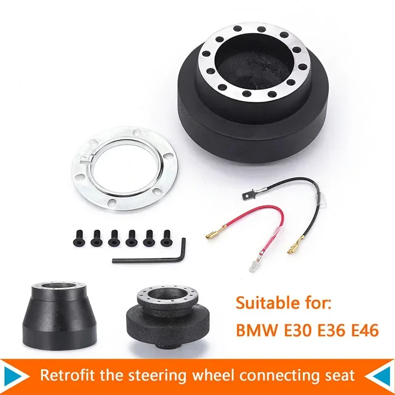 Car Steering Wheel A Modified Connecting Base Be Suitable for BMW E30 E36 E46 318 325 M3 E39