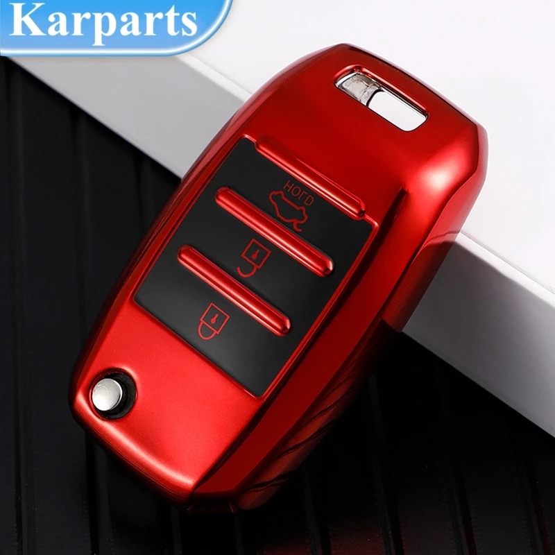 

High quality Car TPU Key Case Cover For Kia Rio 3 K2 Ceed Cerato K3 Sportage 4 Picanto K5 Optima Sorento Forte Stinger 2017 2018