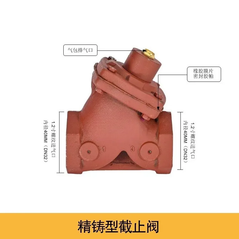 Sandblaster Spare Parts, Small Air Pump Assembly Manual Sand Valve, 3-Way Stop Valve Herringbone Valve Rubber Core I-shaped Seat