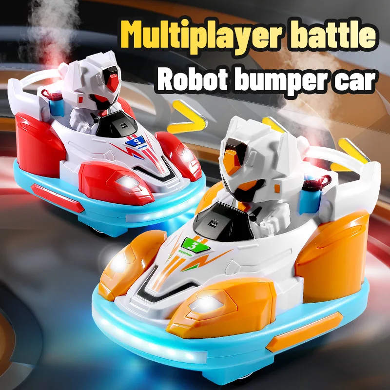 Remote control drift collision kart versus bumper car with light spray car parent-child children's electric toy