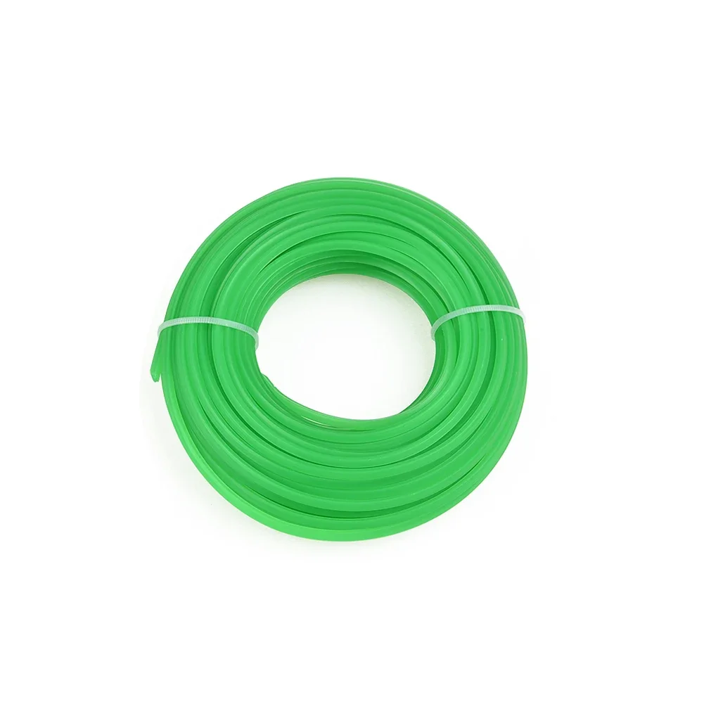 Rope Strimmer Line Lawn Mower Mowing Wire Outdoor Replacement String 2.4mmx15m Accessories For Petrol Brand New