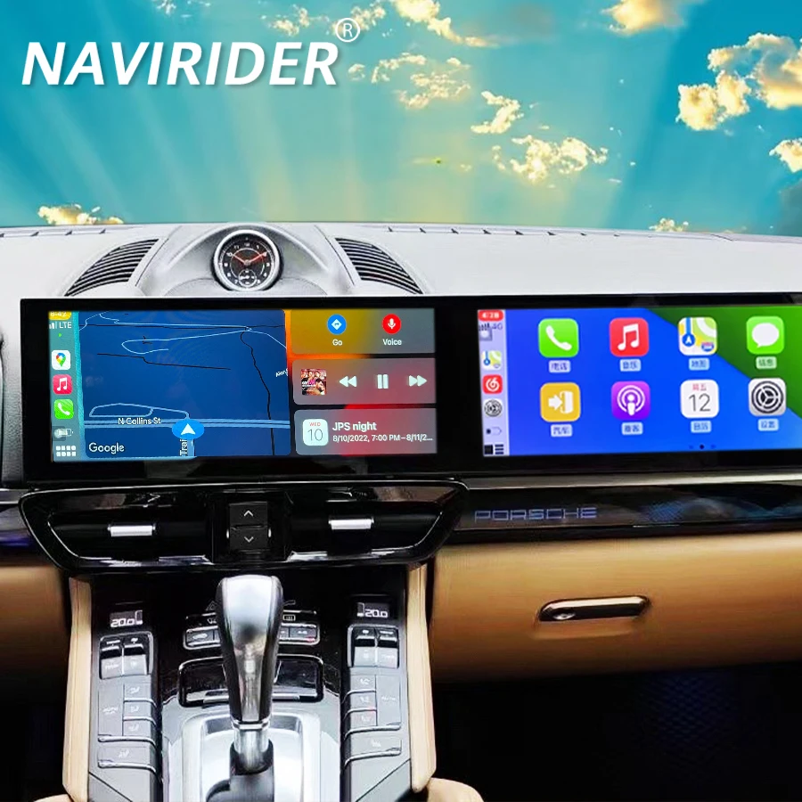 

Dual Screen Stereo For Porsche Cayenne 2010-2017 GPS Navigation Multimedia Video Player Android Auto Radio Carplay Head Unit