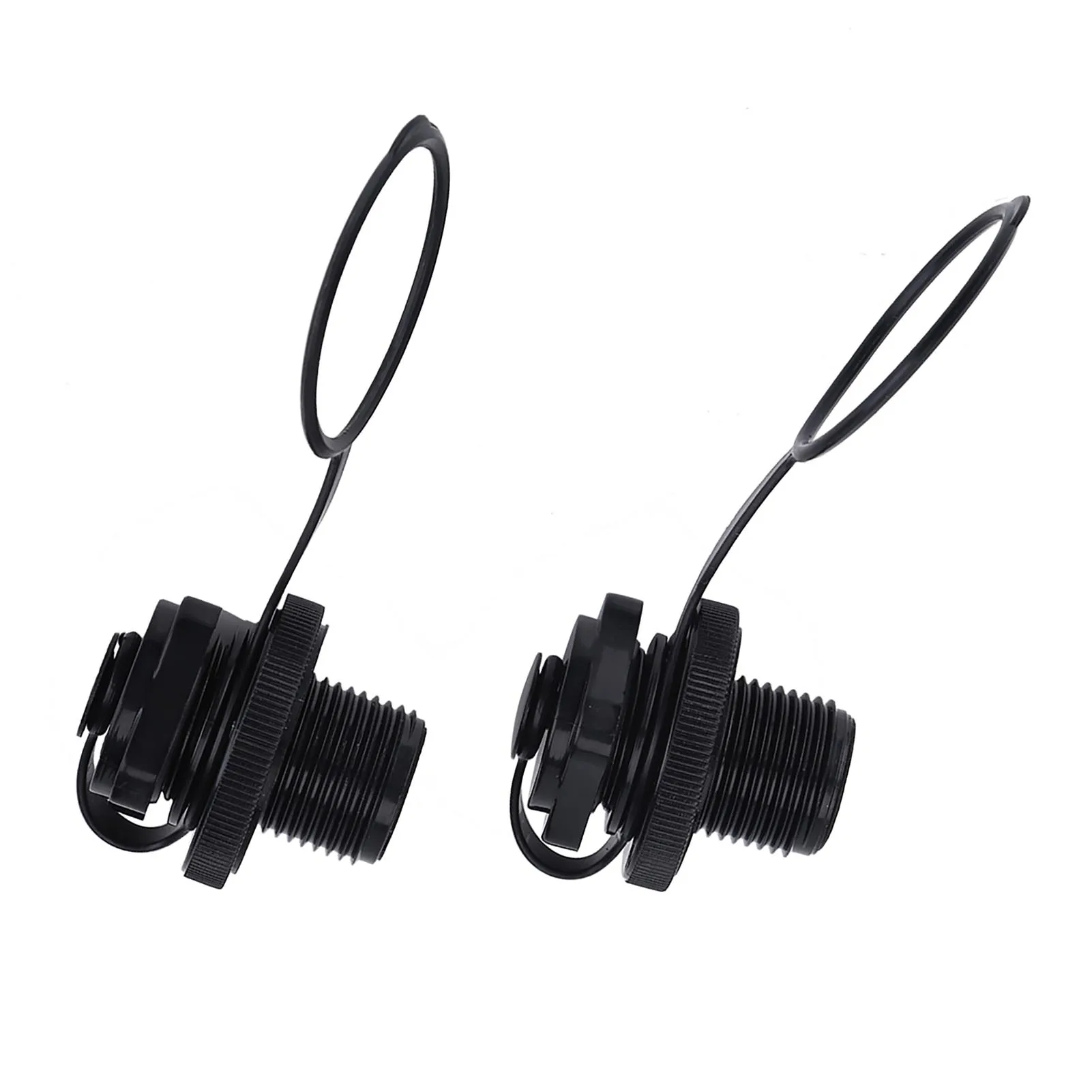 2pcs Inflatable Boat Air Valve ABS Anti Corrosion Replacement Screw Air Valve for Inflatable Rubber Dinghy Raft Pool Boat