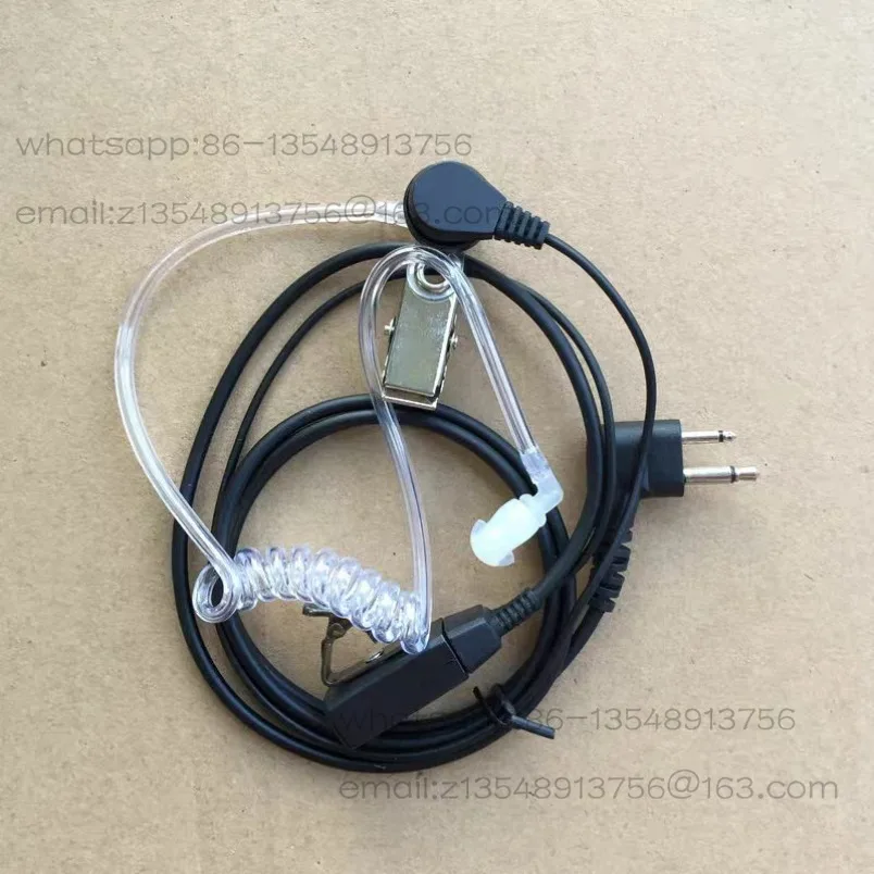 M Narrow Pin Air Tube Earpiece In-ear Radio Headset Thick Wire Universal Walkie Talkie Earphone