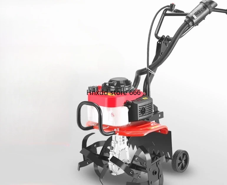 

Electric start micro tiller small multi-functional gasoline