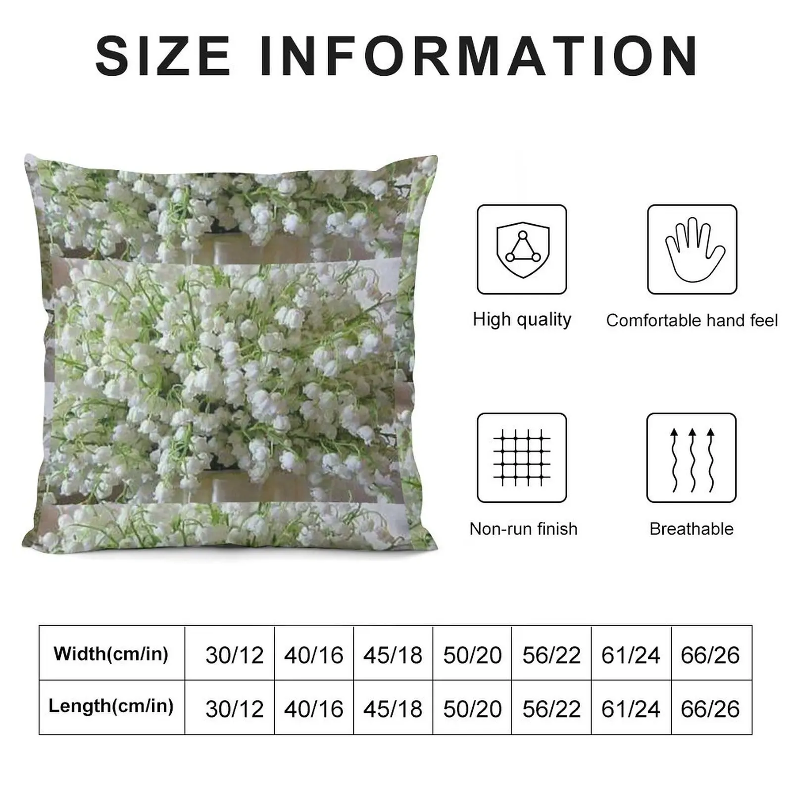 lilies of the valley Throw Pillow Anime Pillowcases For Pillows anime girl Elastic Cover For Sofa pillow