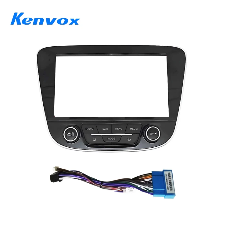 Car Radio Plastic Fascia Panel Frame For Cherolet Cruze 2016-2021 9 Inch 2Din Installation DVD GPS Mp5 Dashboard Mount Kit