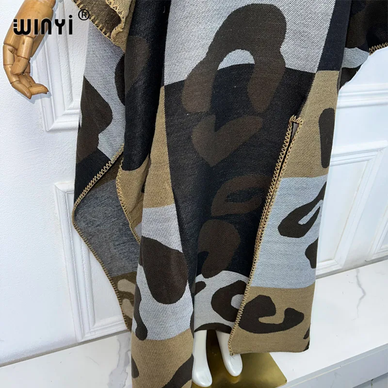 WINYI Africa winter long cloak holiday kaftan evening long dresses Elegant robe African Women Caftan women abaya dubai luxury