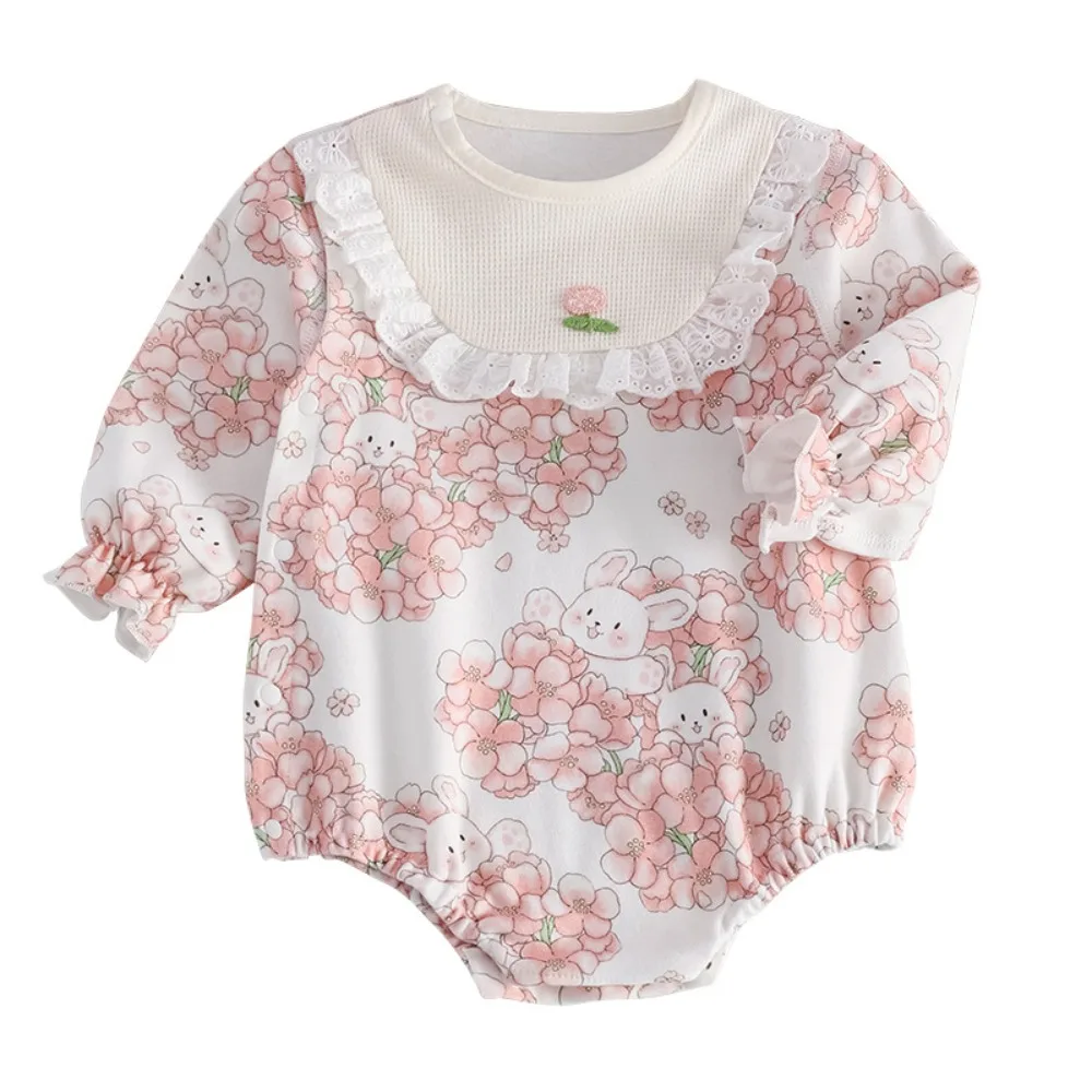 Newborn Baby Boy Girl Bodysuit Long Sleeve 100% Cotton Soft Infant Onesies Cartoon Print Comfortable Clothes for Newborns