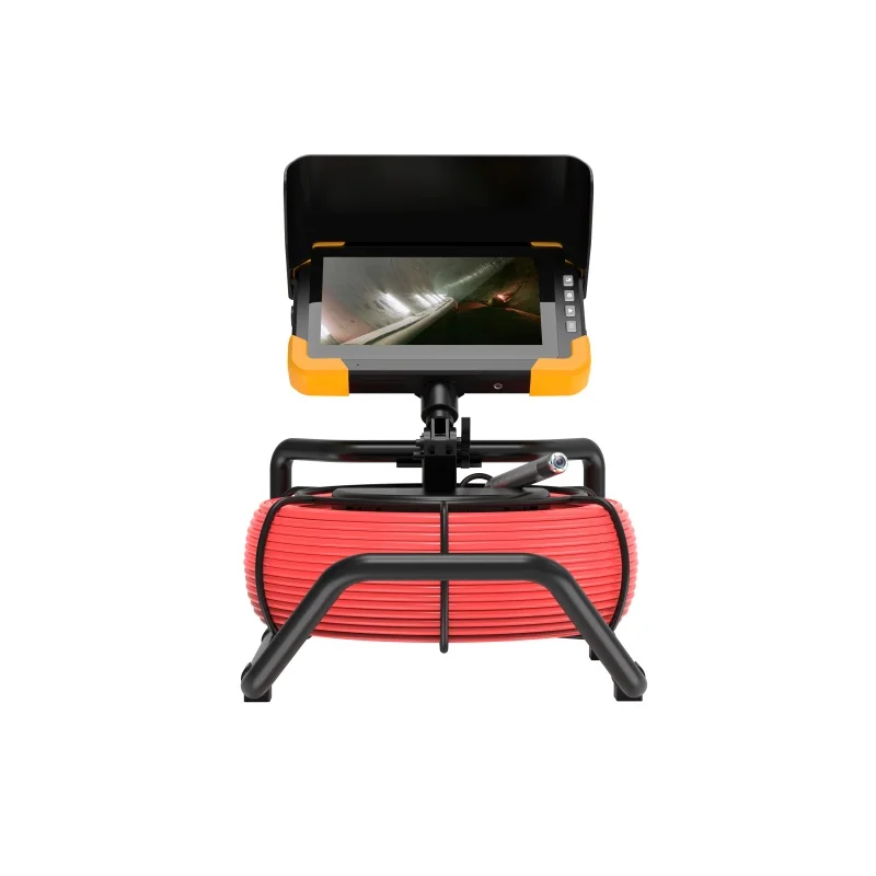 Home Usage Economic Small Size Sewer Camera With 7inch 4K Monitor 14mm Mini Camera