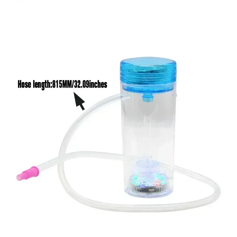 SMO Handheld Car Hookah Smoking Cup Colorful LED Water Pipe Narguile Completo Travel Smoking Accessories Shisha Kettle Pipes