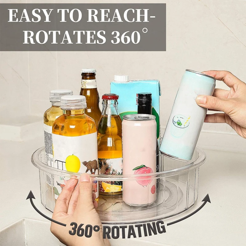

Rog-eyLazy Susan, Lazy Susan Cabinet Organizer, Organization for Pantry, Countertop, Shelf, Table, Bathroom,
