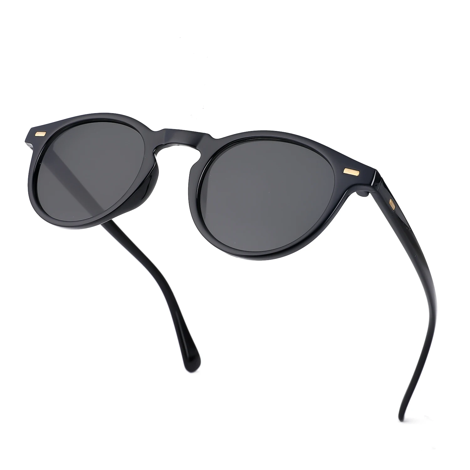 Kleine runde Sonnenbrille, stilvolle Sonnenbrille für Damen und Herren, Retro, klassisch, Multi-Style-Auswahl, Reisen, Einkaufen, Wandern, UV400 – Detail 1
