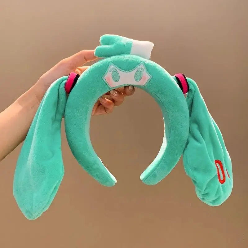 Hatsune Miku Stirnband Kreativität hochwertiges Anime zweidimensionale periphere Persönlichkeit süßes und supersüßes Gesichtswasch-Stirnband – Detail 2
