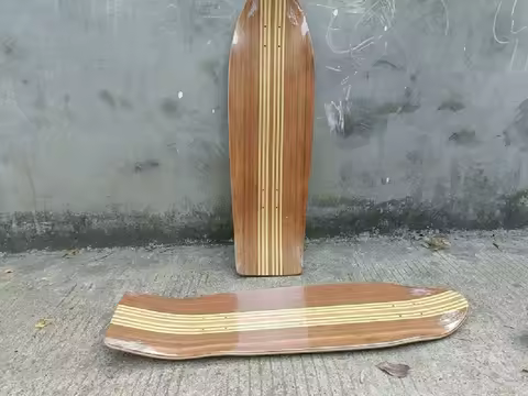 33INCH Bamboo surf skate deck skateboard deck bamboo with canandian maples deck deck 32inch inch smooth 77 snap pumping