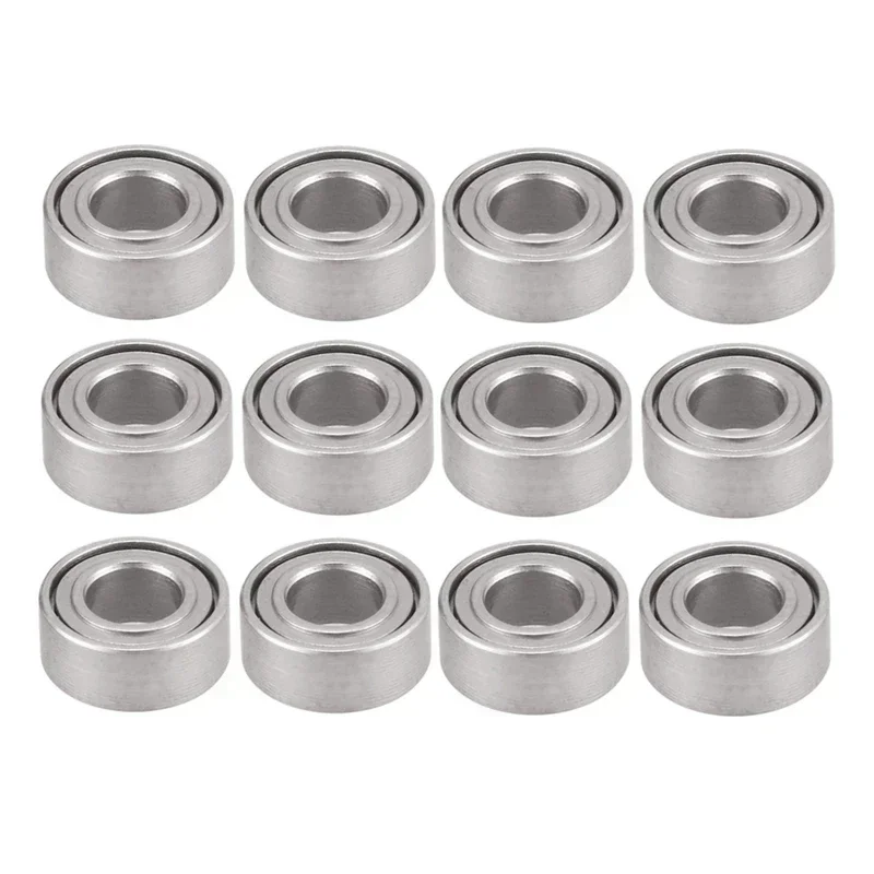 

12PCS Steel Bearing 3X6X2mm for WPL C14 C24 C34 C44 MN D90 MN-90 MN99S RC Car Spare Parts Upgrade Accessories